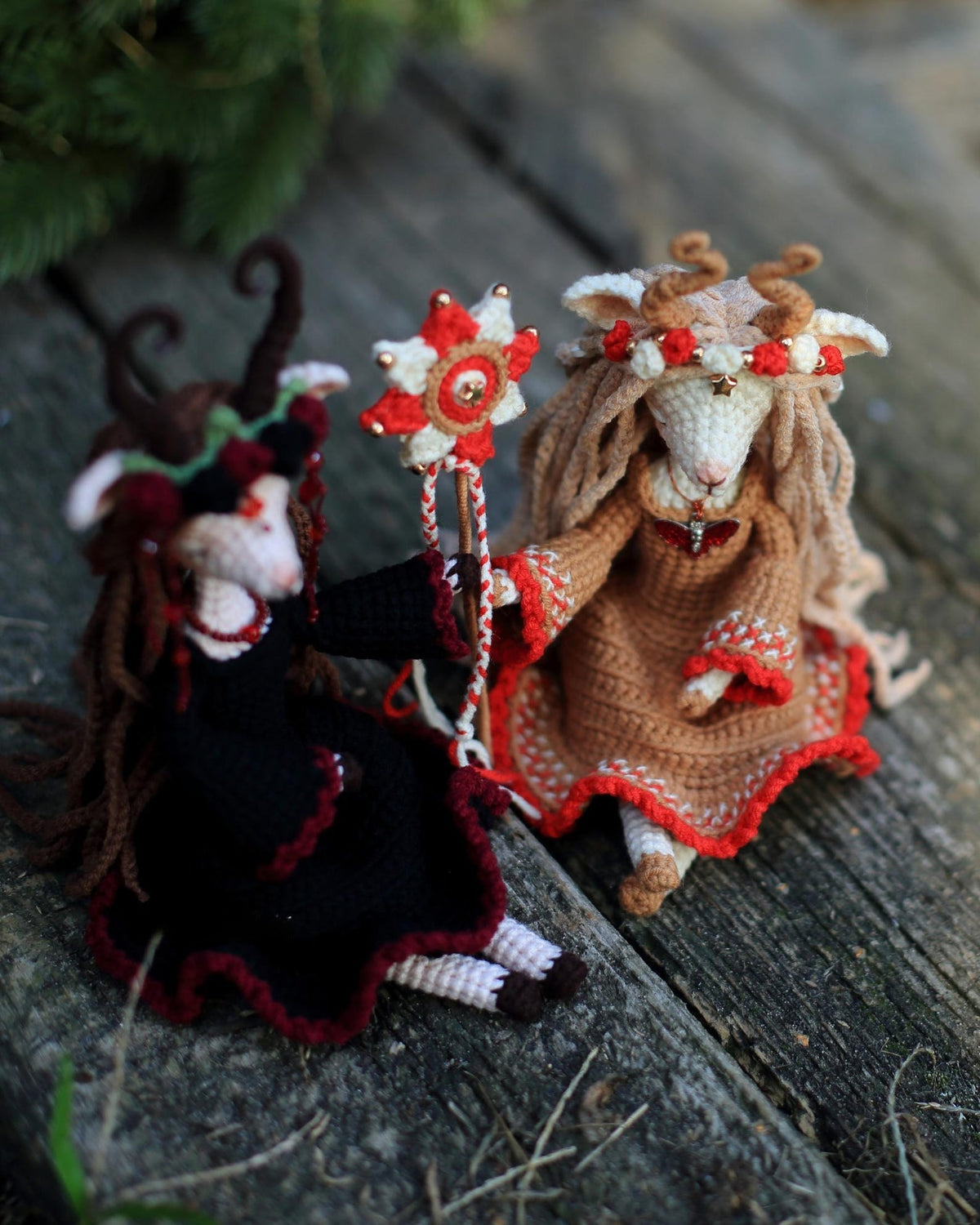 Spooky Magic Goat Crochet Pattern