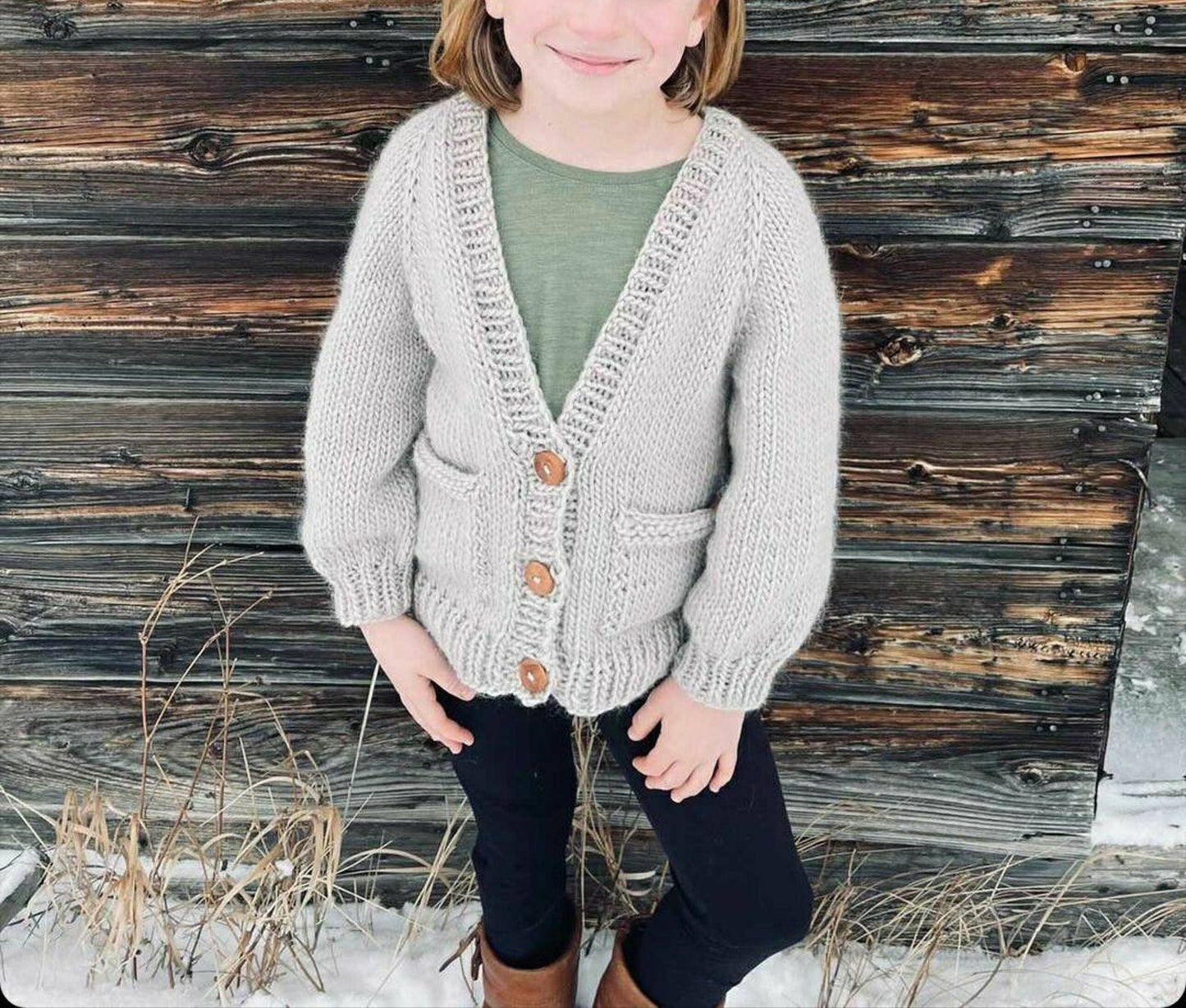 Kids Knit Cardigan Pattern