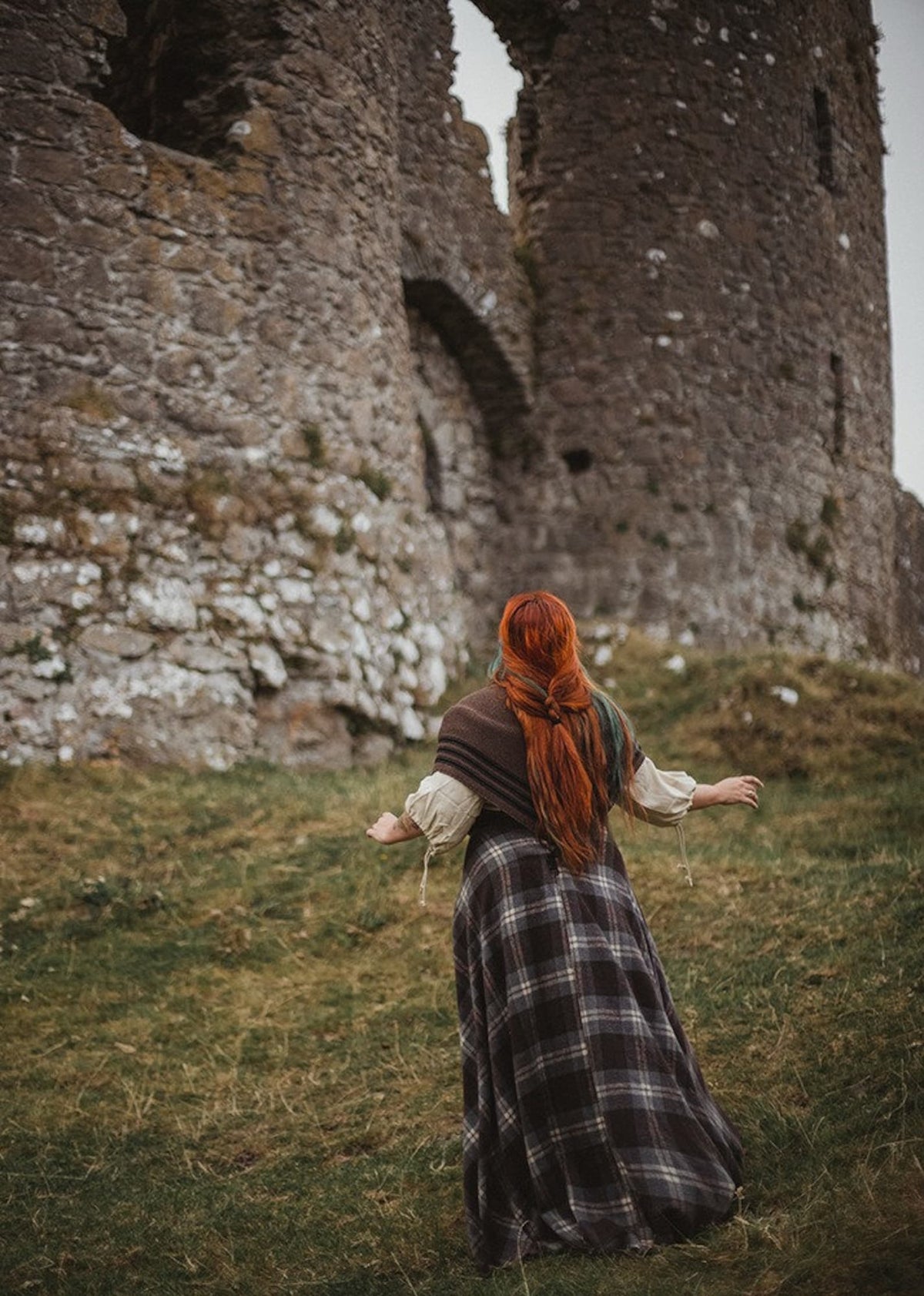 Rustic Highland Shawl Knitting Pattern