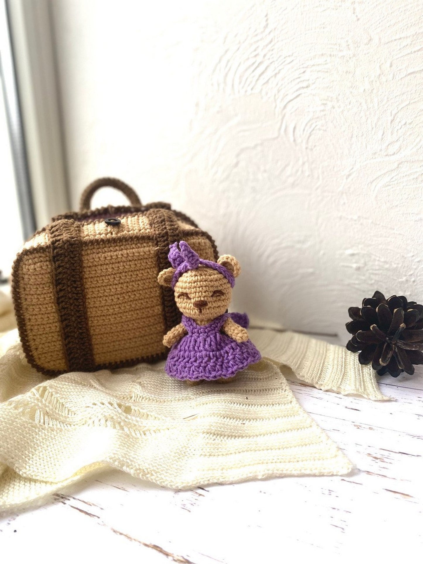 Cozy Bear Sleep Bag Crochet Pattern