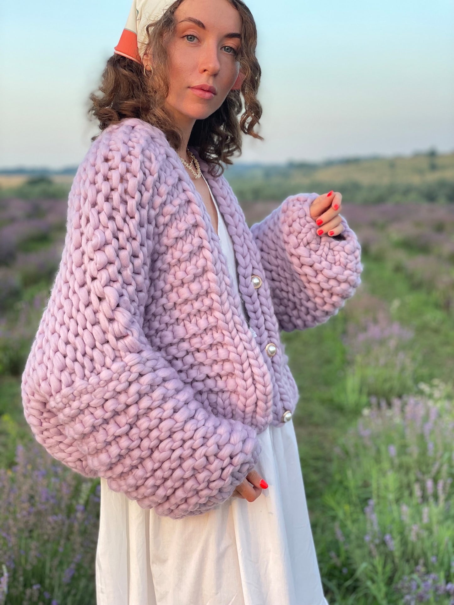 Chunky Oversized Cardigan – Knit Pattern