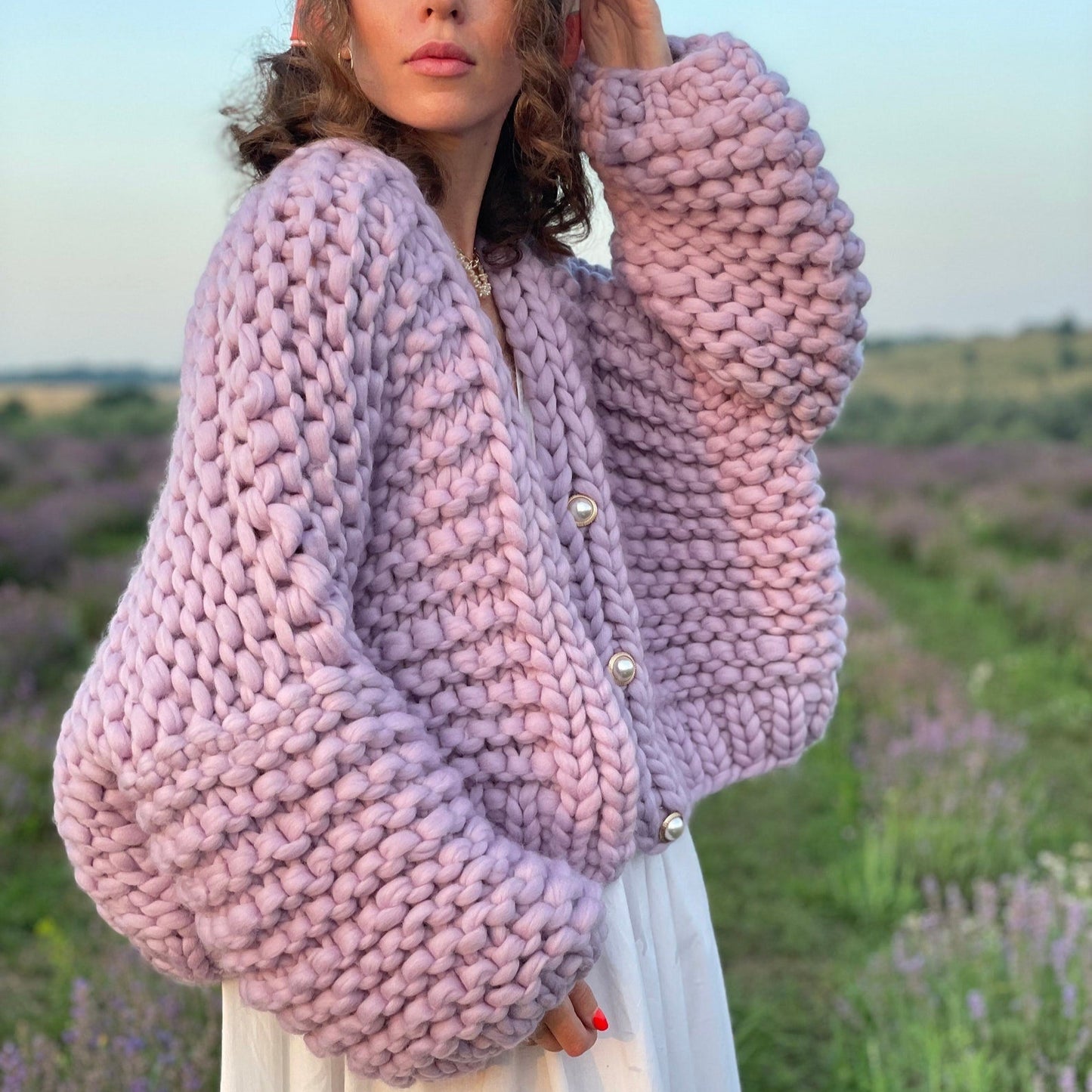 Chunky Oversized Cardigan – Knit Pattern
