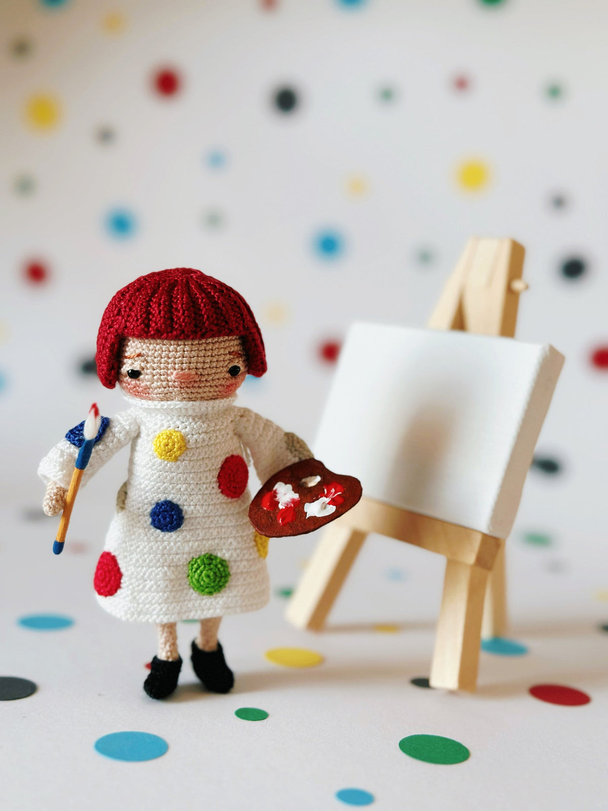 Polka Dot Doll Crochet Pattern