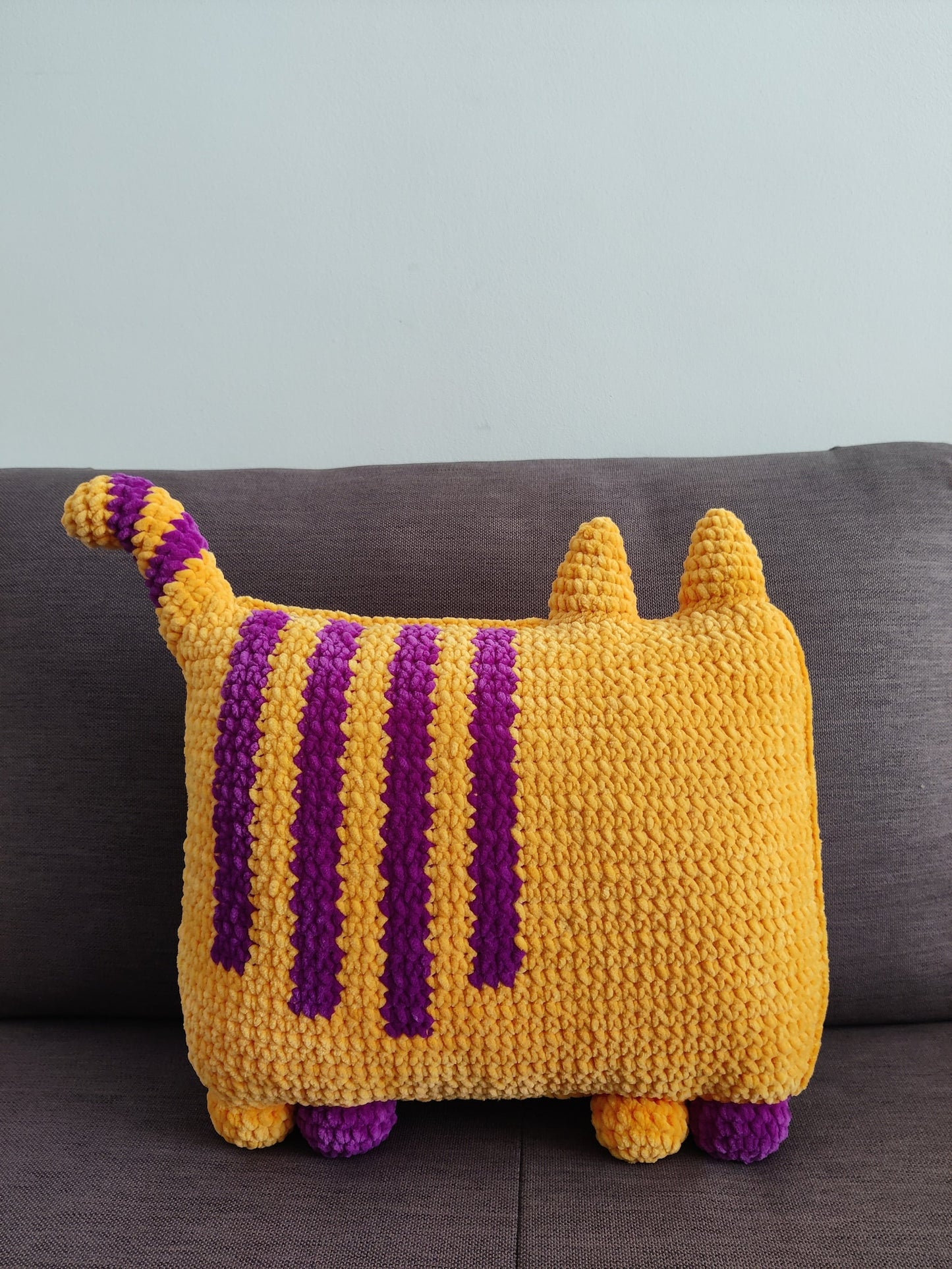 Cat Pillow Crochet Pattern