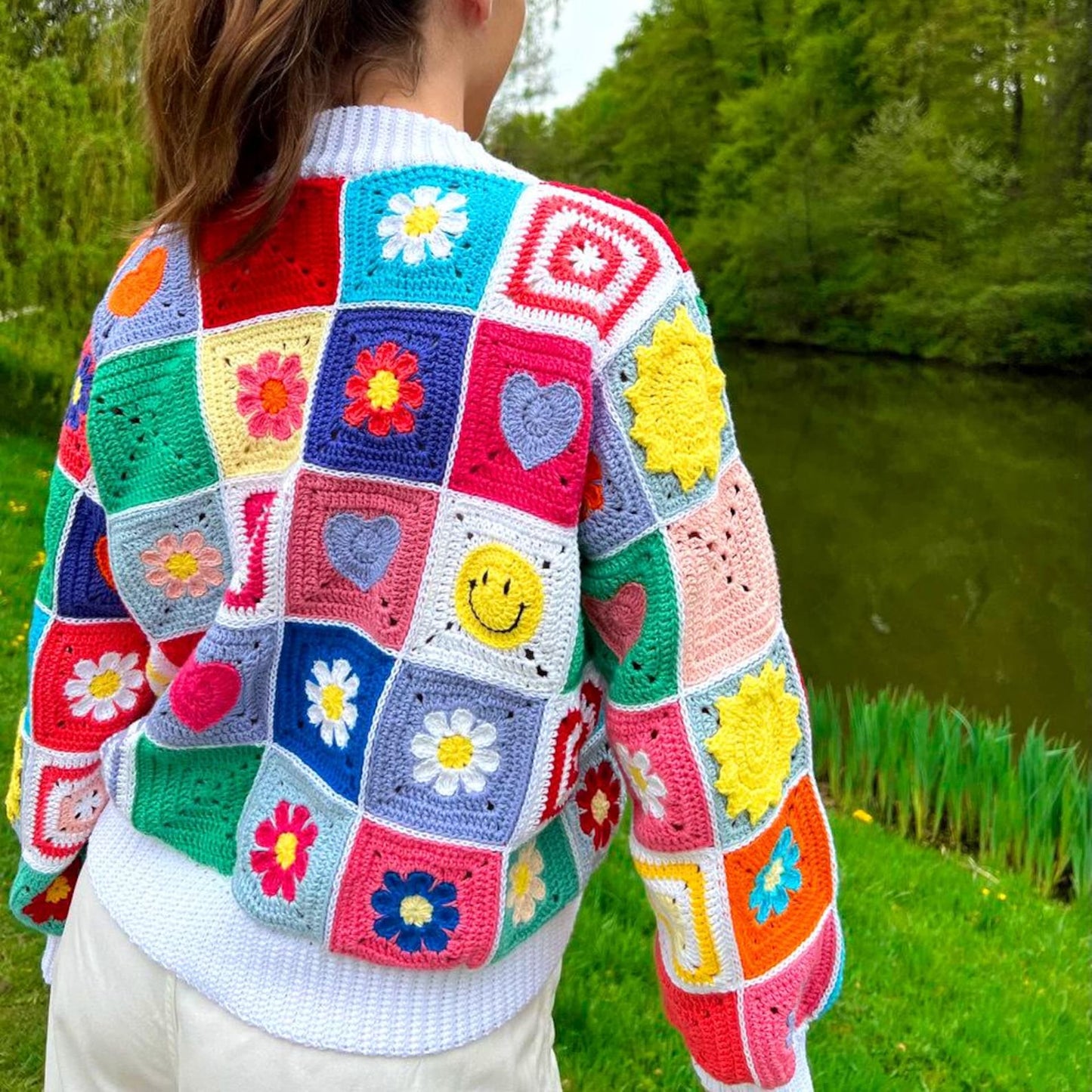 Easy Granny Square Cardigan Pattern