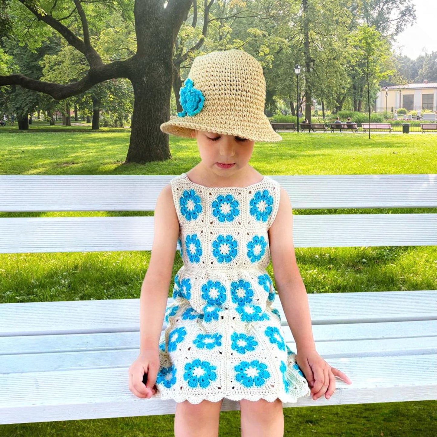 The Bluebell Summer Dress Crochet pattern