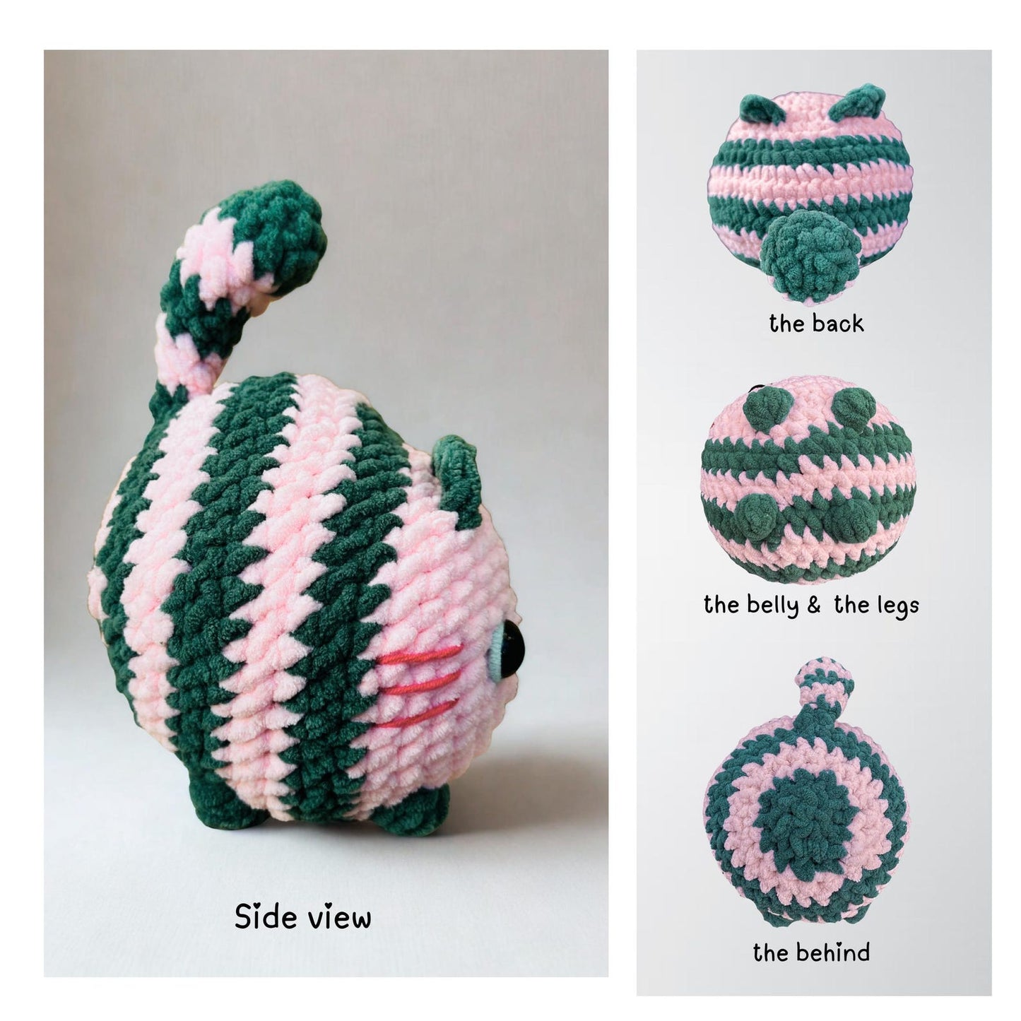 Cute Ball Cat Crochet Pattern