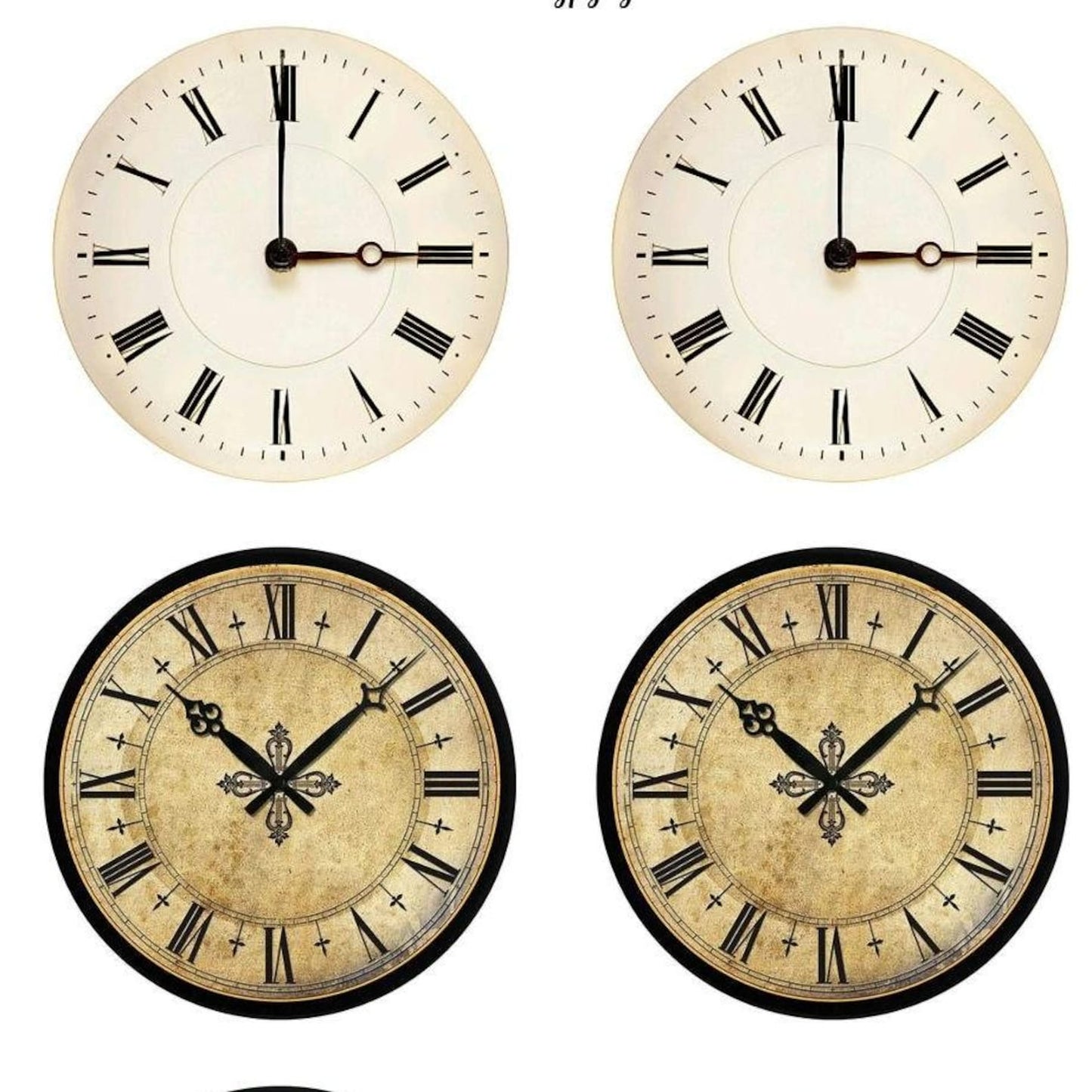 Mouse in the Clock Crochet Pattern