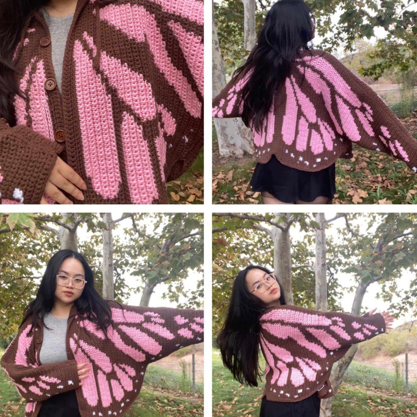 Butterfly Cardigan Crochet Pattern
