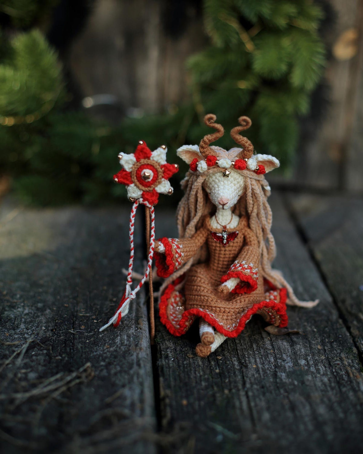 Spooky Magic Goat Crochet Pattern