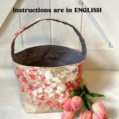 Large Easter Basket Sewing Pattern