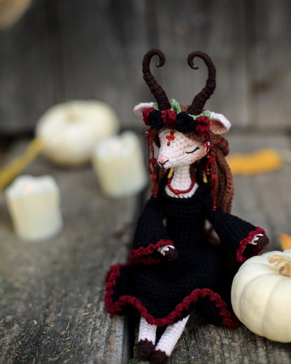 Spooky Magic Goat Crochet Pattern
