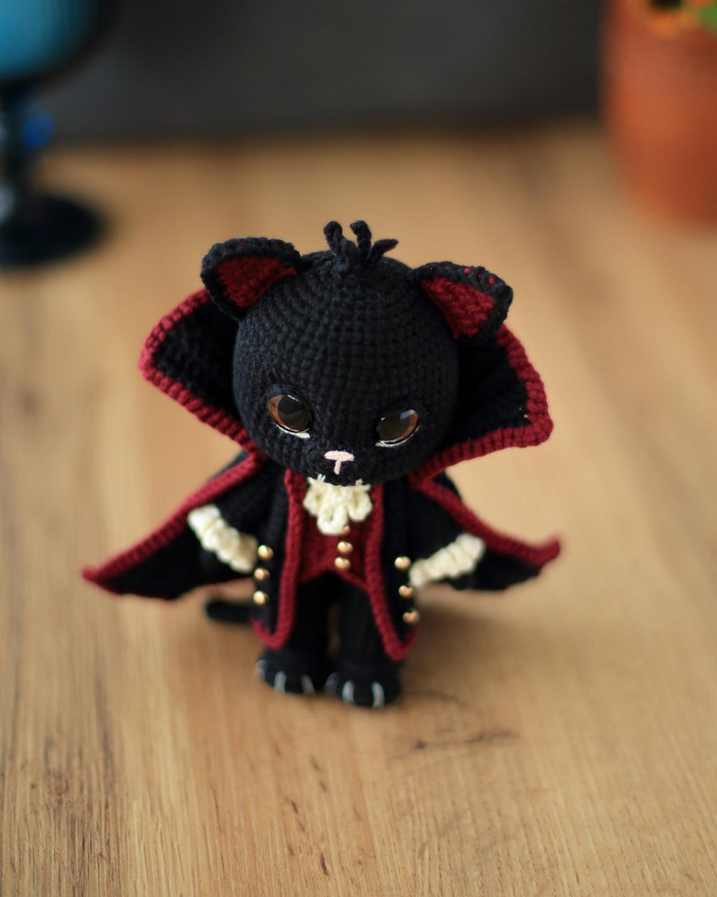 Draco the Vampire Cat Crochet Pattern