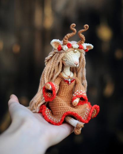 Spooky Magic Goat Crochet Pattern