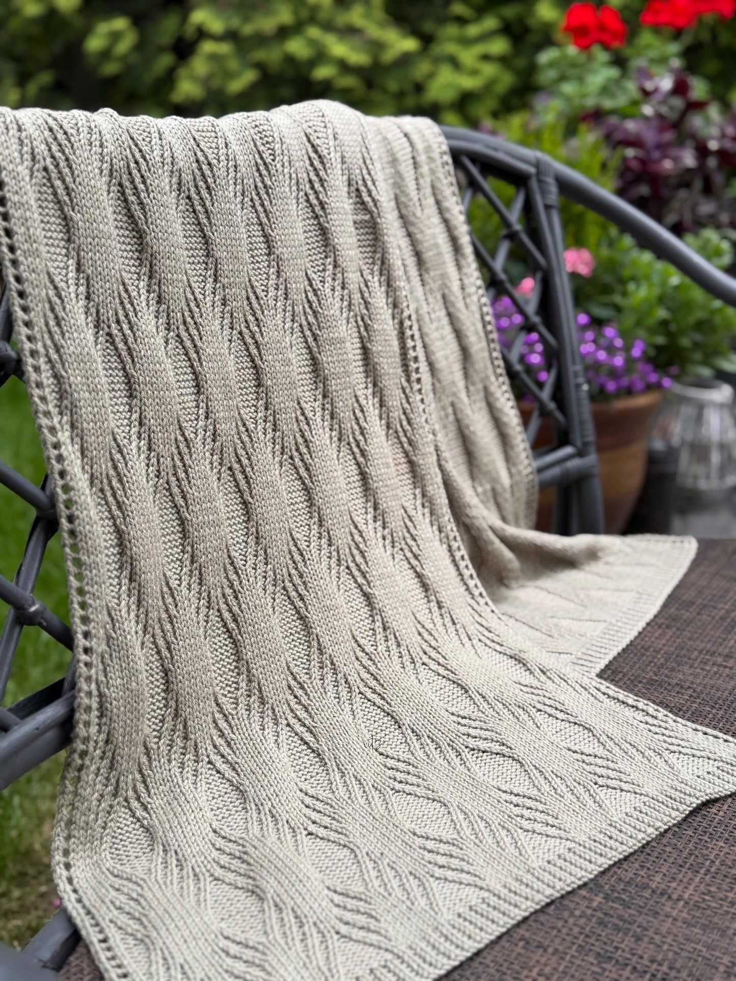 The Rectangular Shawl Knitting Pattern