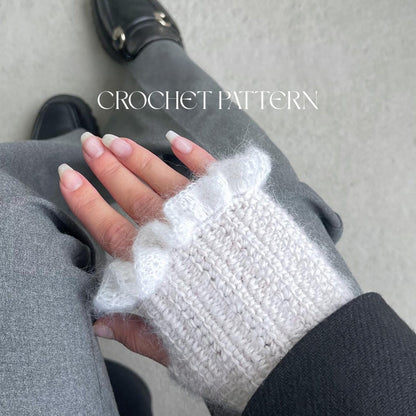 Pretty Ruffle Warmers Crochet Pattern