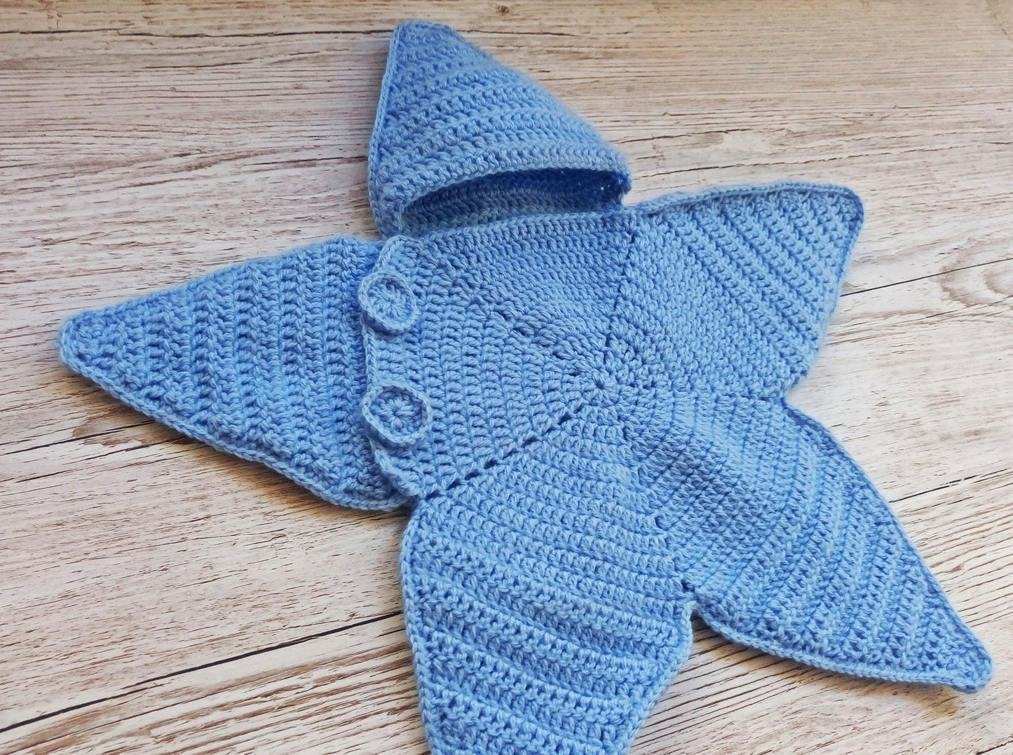 Little Star Baby Cocoon Crochet Pattern