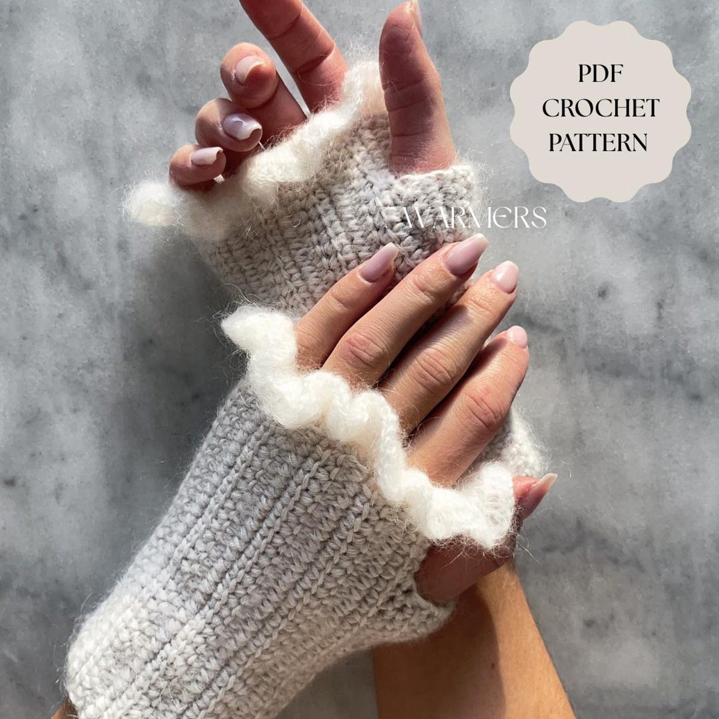 Pretty Ruffle Warmers Crochet Pattern