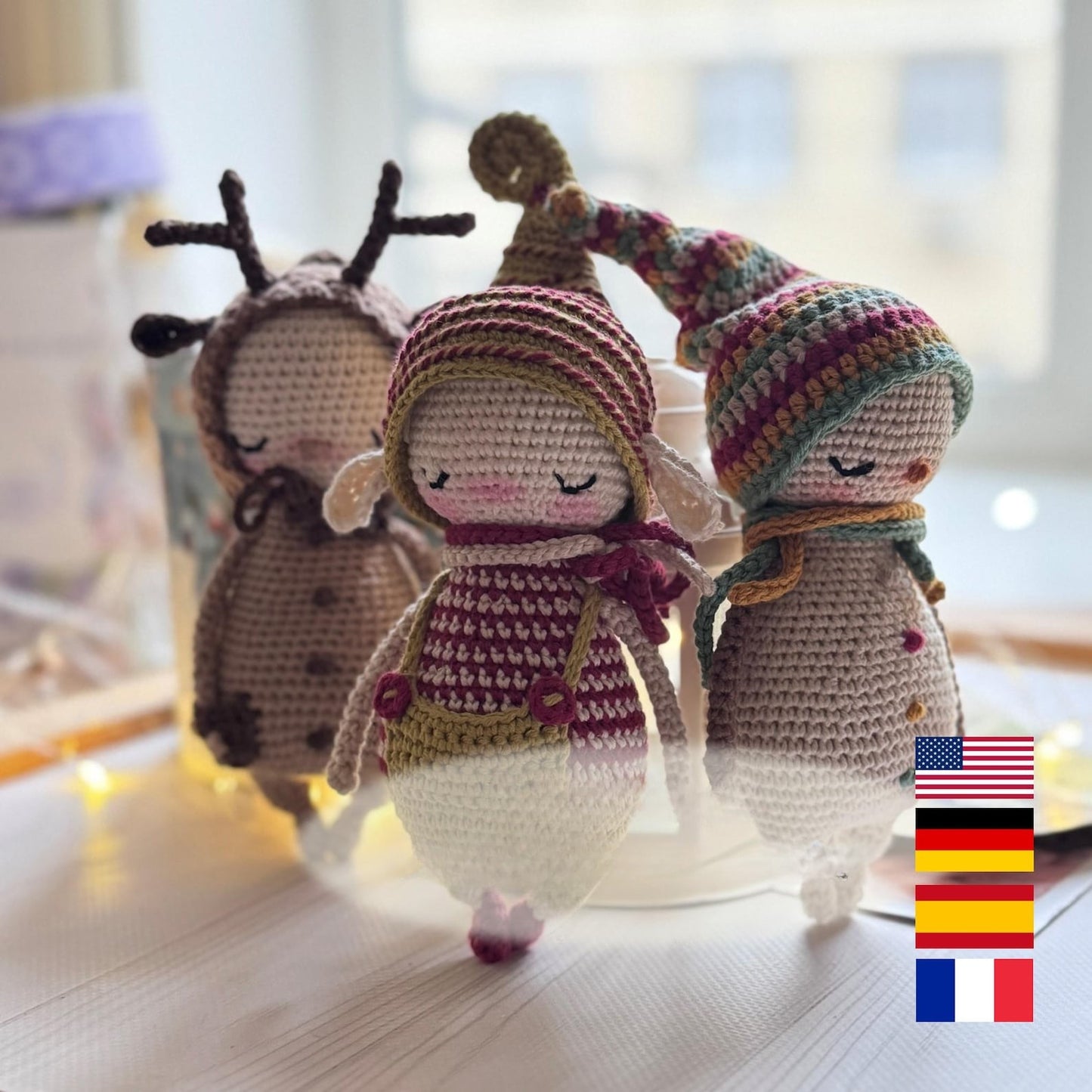 Easy 3-in-1 Crochet Friends Pattern