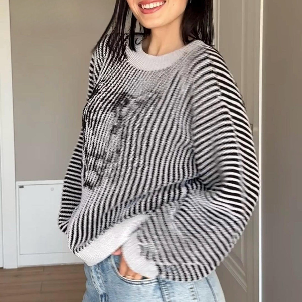 Hidden Aura Sweater Knitting Pattern
