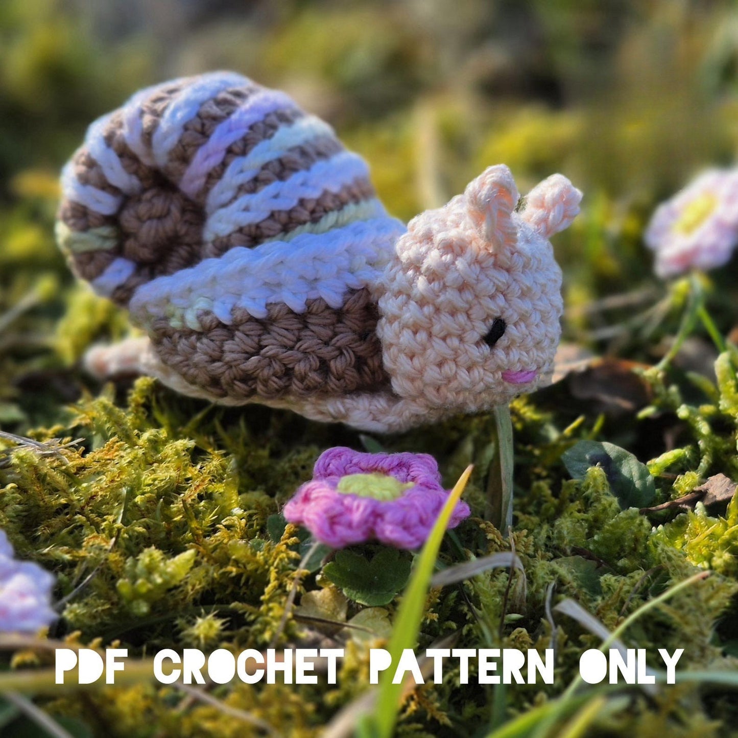 Peekaboo Snail Crochet Pattern