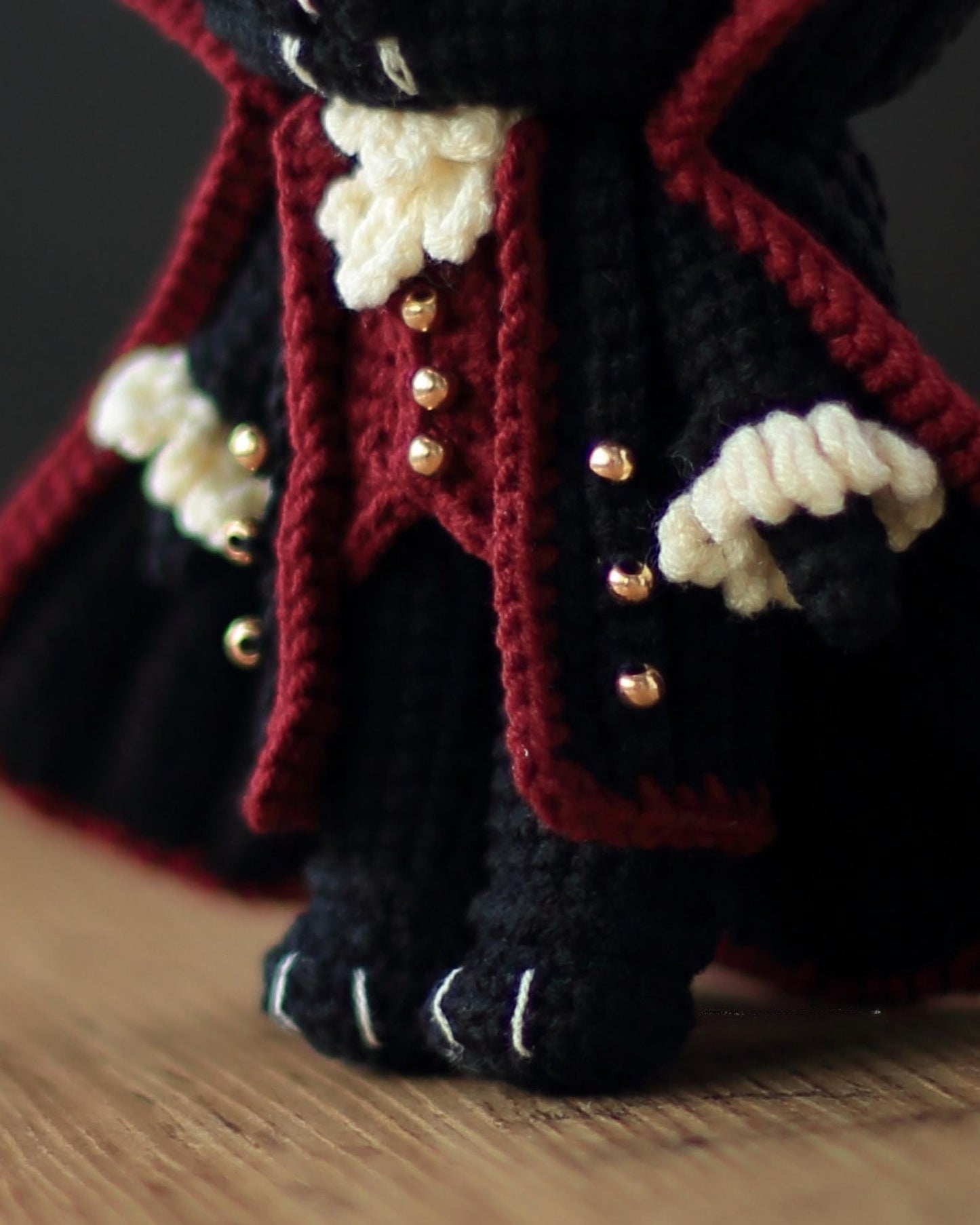 Draco the Vampire Cat Crochet Pattern