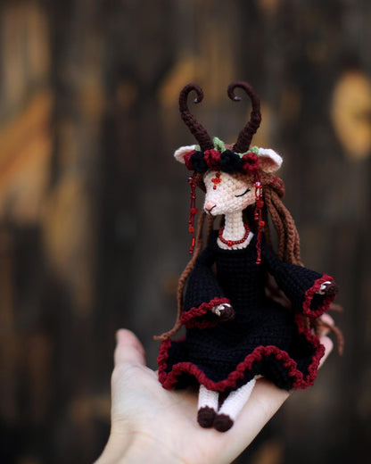 Spooky Magic Goat Crochet Pattern