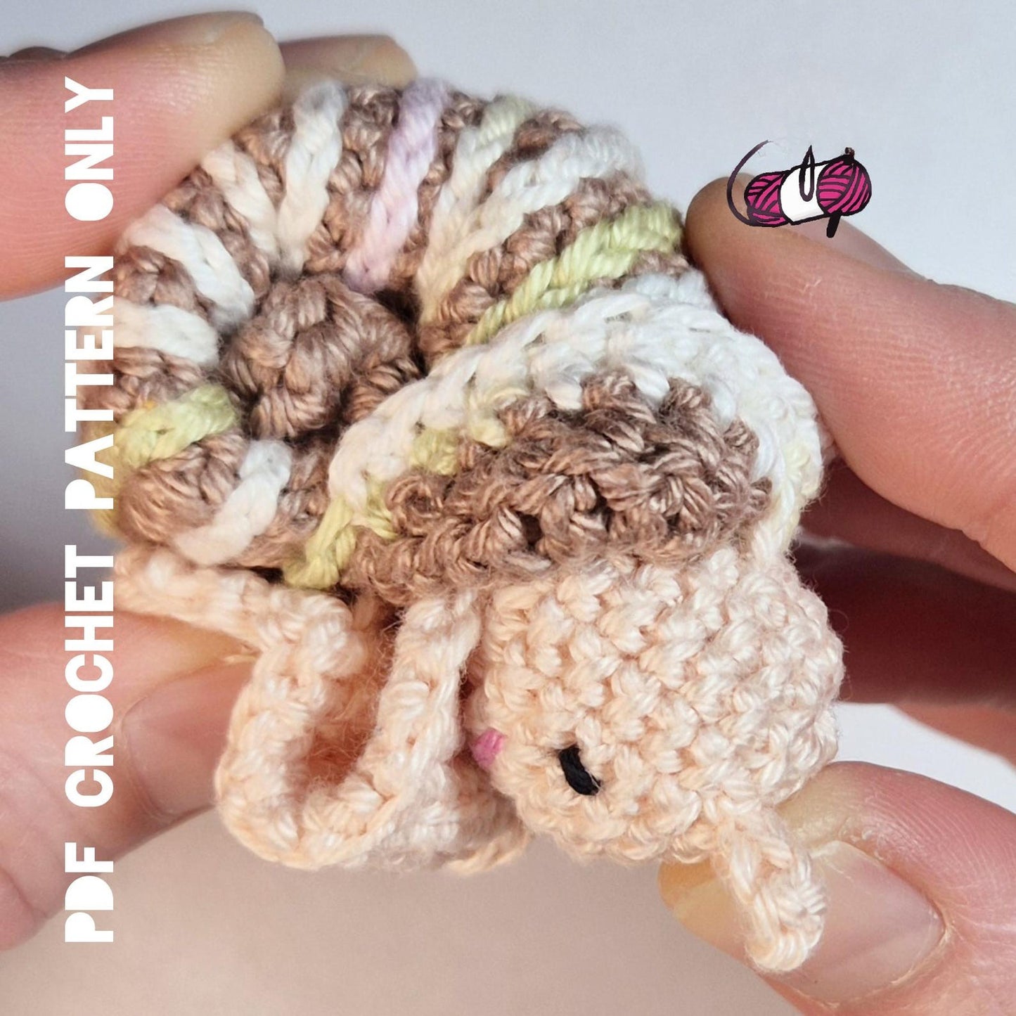 Peekaboo Snail Crochet Pattern