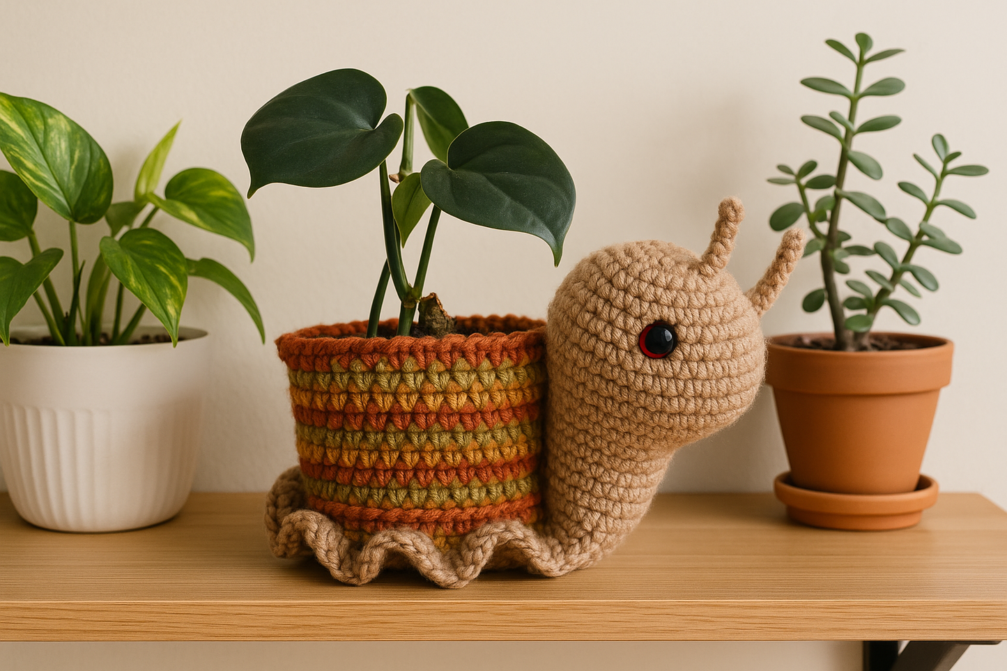 Snail Planter Crochet Pattern