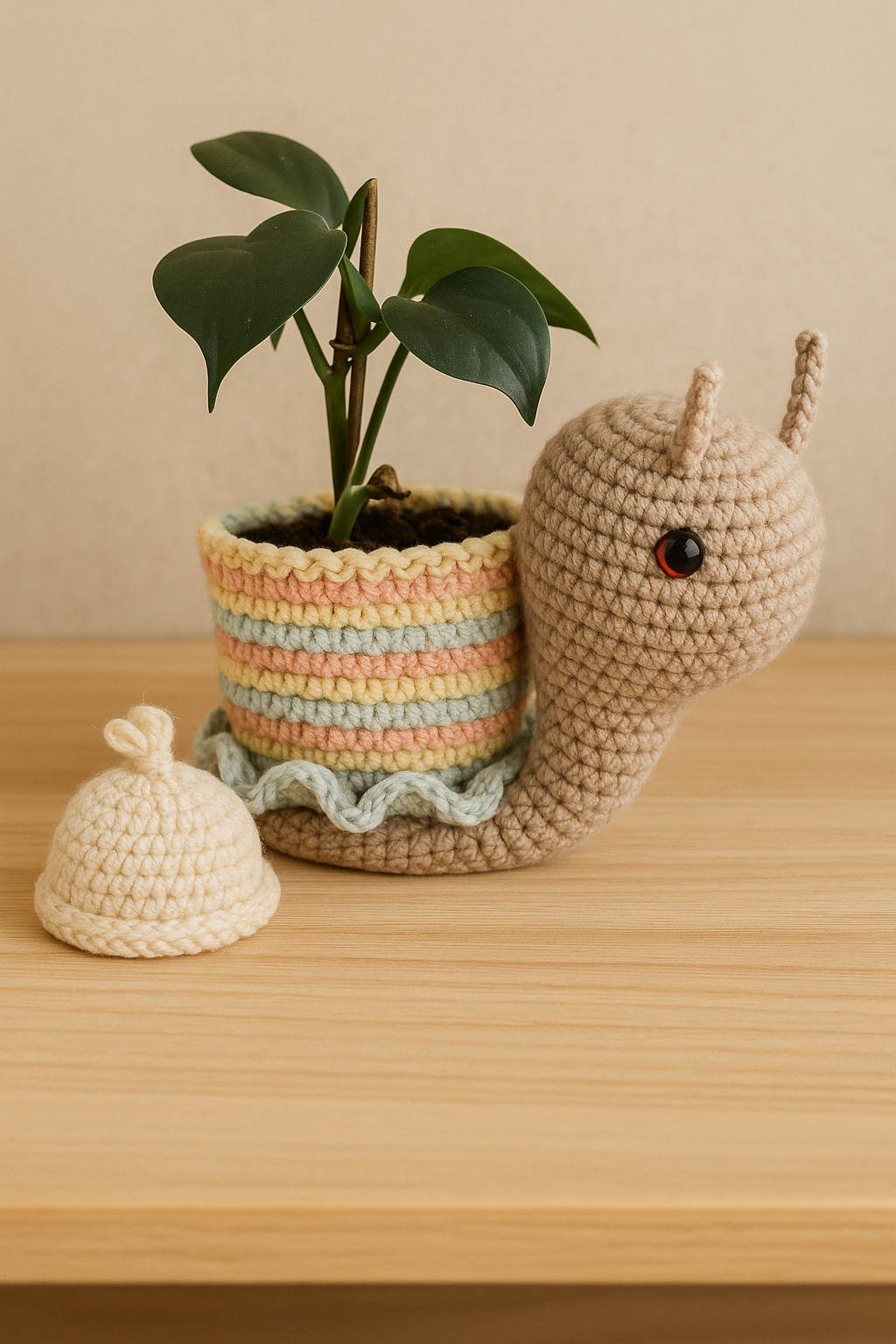 Snail Planter Crochet Pattern