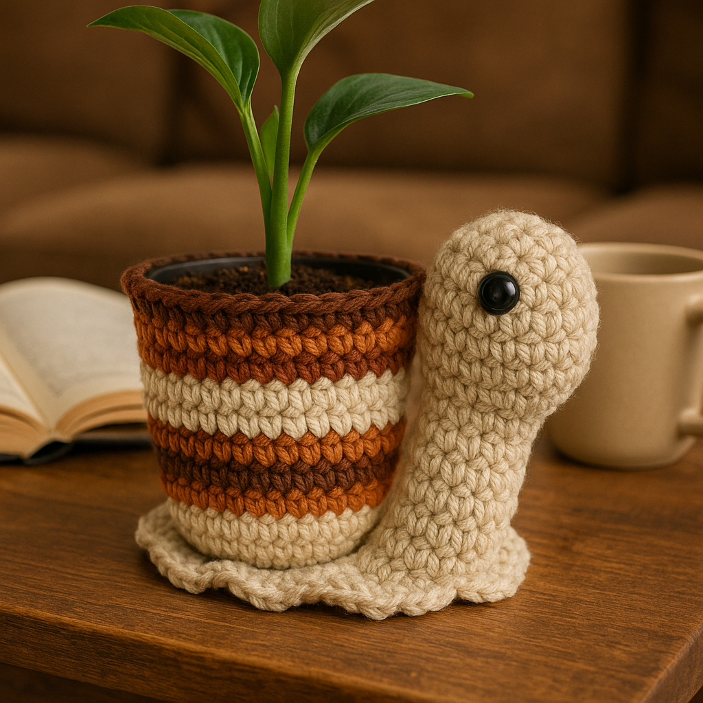 Snail Planter Crochet Pattern