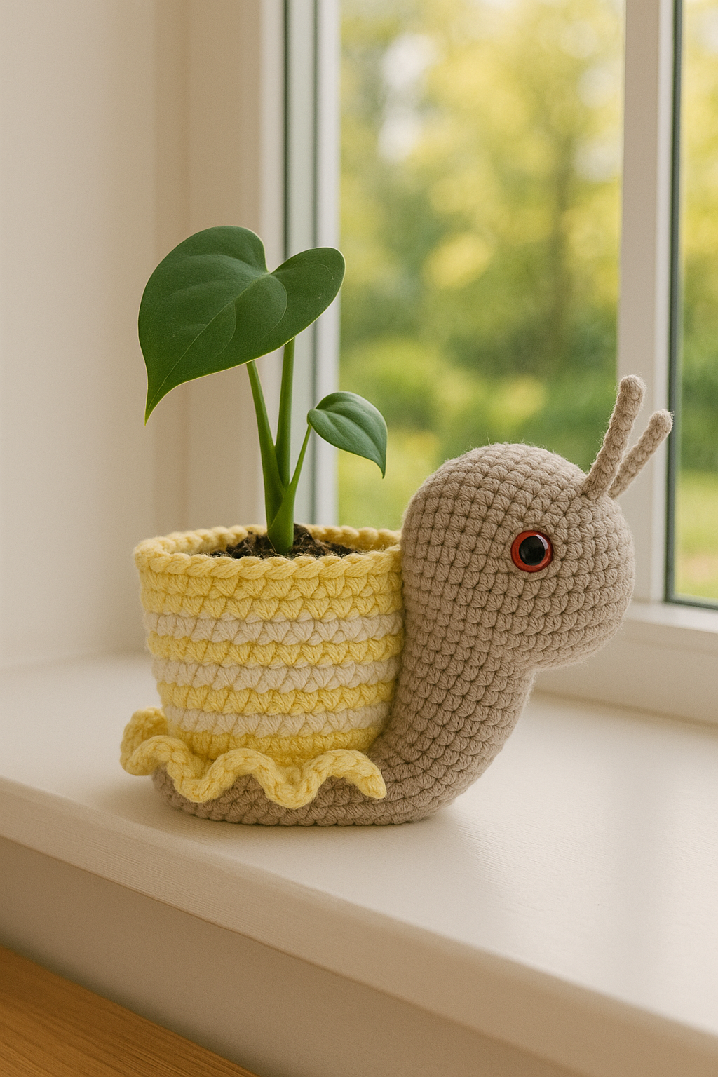 Snail Planter Crochet Pattern