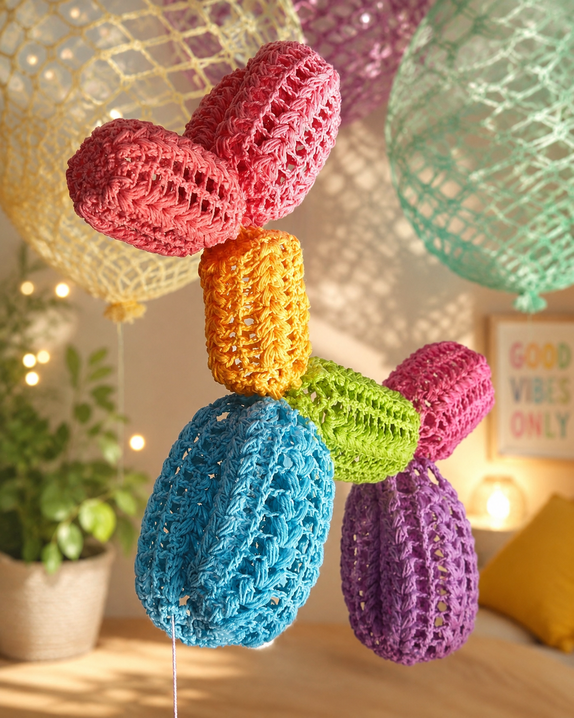 3D Balloon Dog - Crochet Pattern