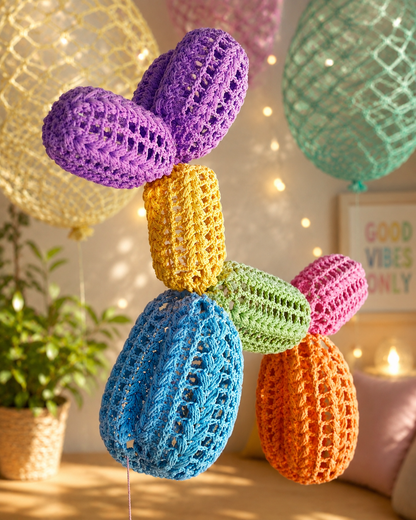 3D Balloon Dog - Crochet Pattern
