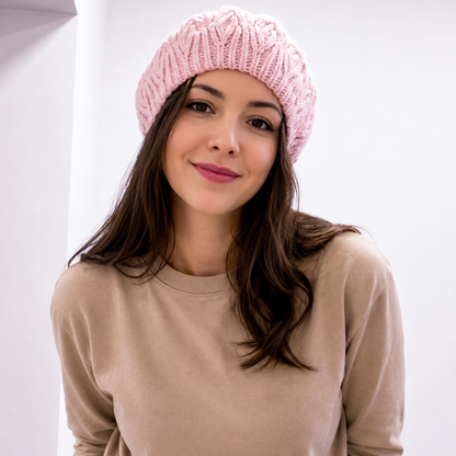 Leafy Luxe Beret Crochet Pattern