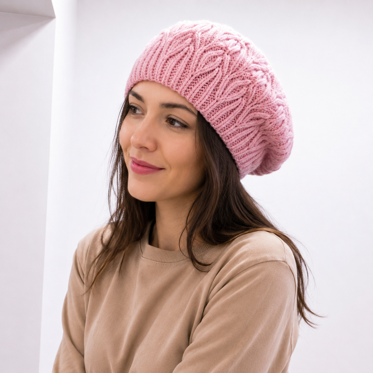 Leafy Luxe Beret Crochet Pattern