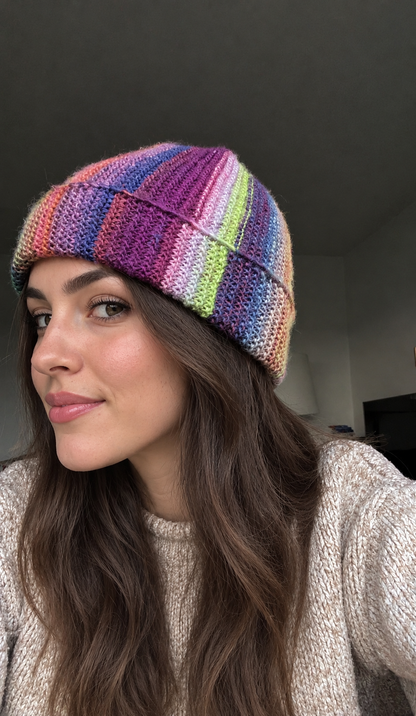Easy Cozy Beanie Knitting Pattern