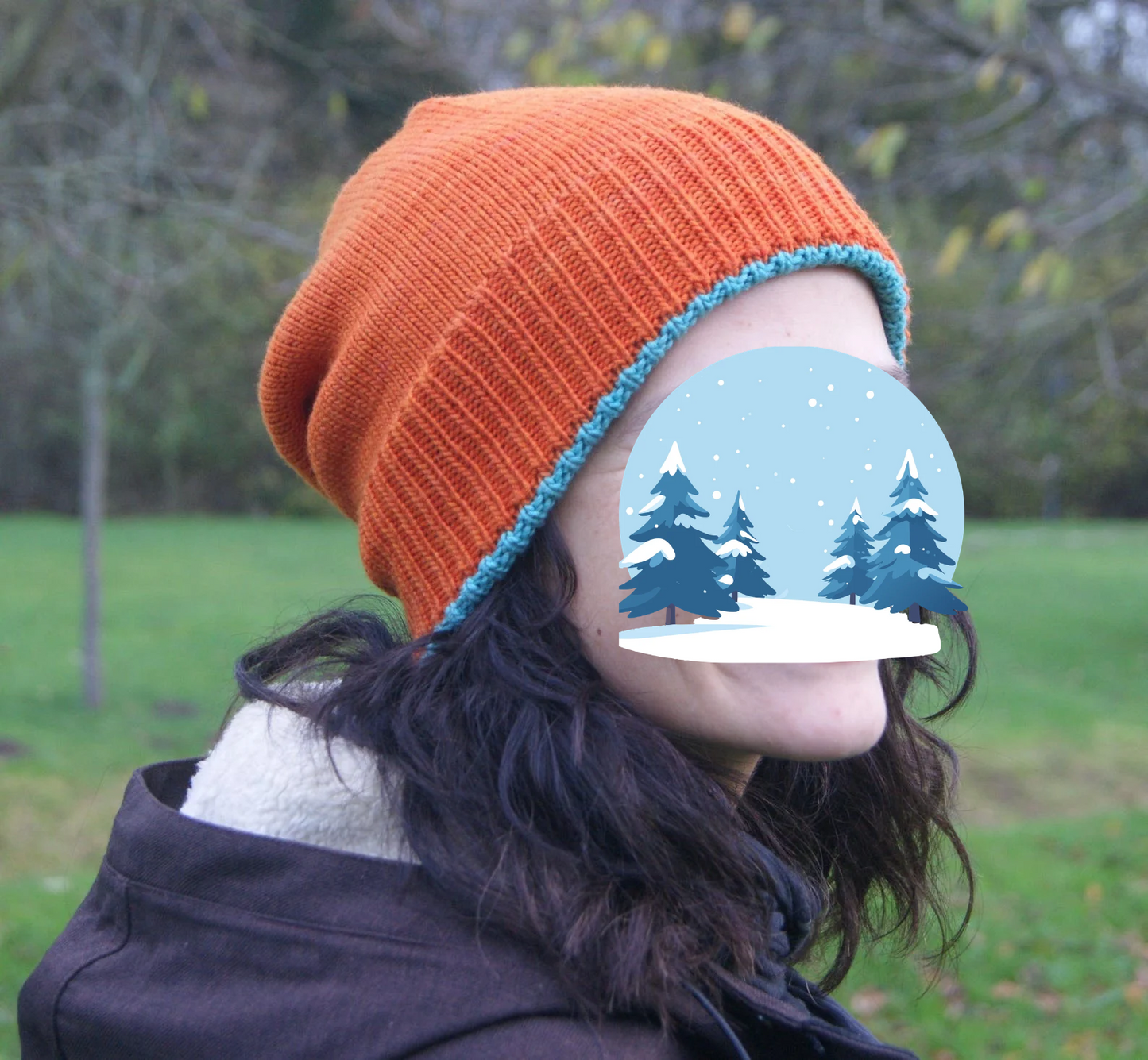 Cozy Reversible Hat Knitting Pattern
