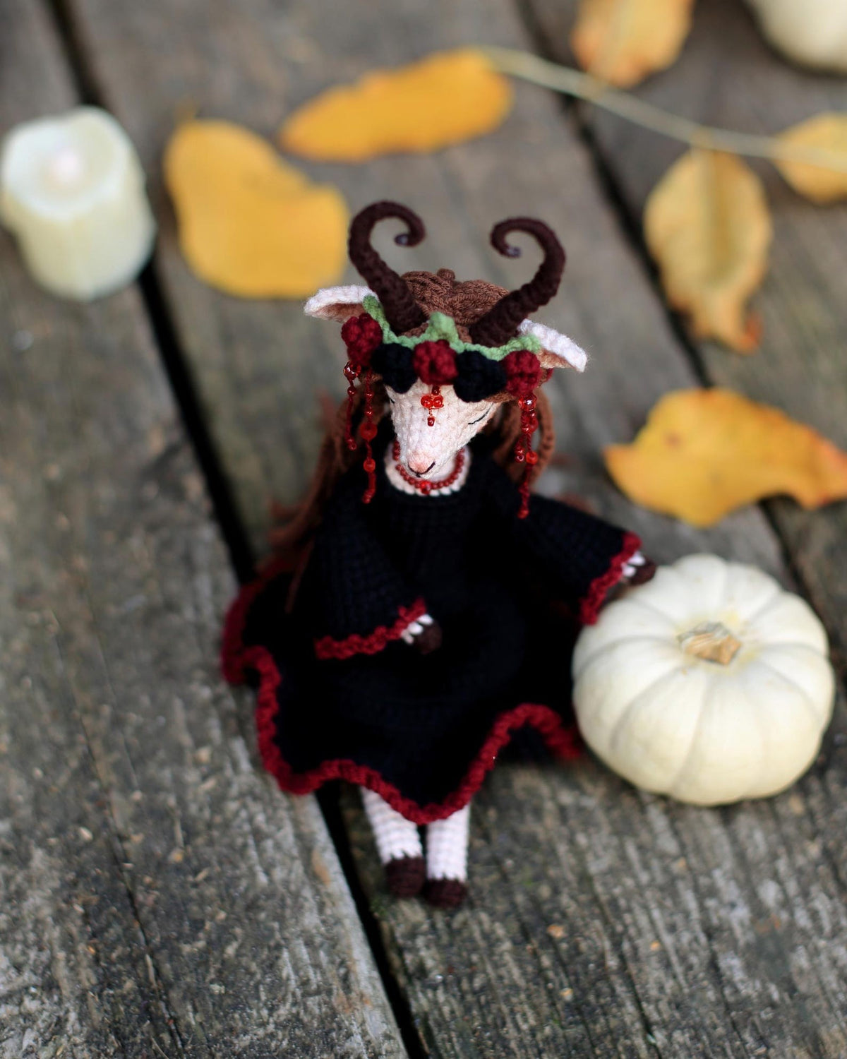 Spooky Magic Goat Crochet Pattern