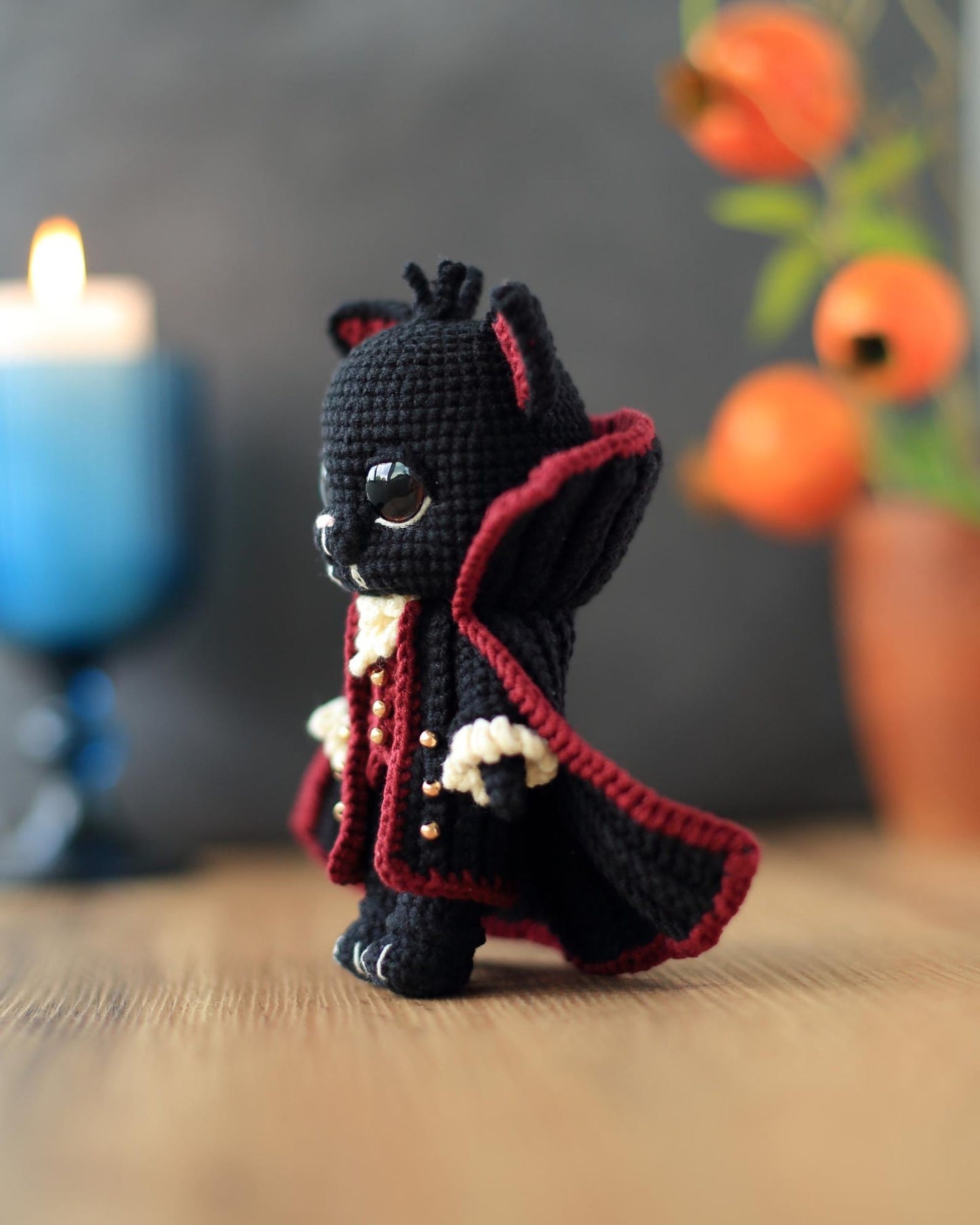 Draco the Vampire Cat Crochet Pattern