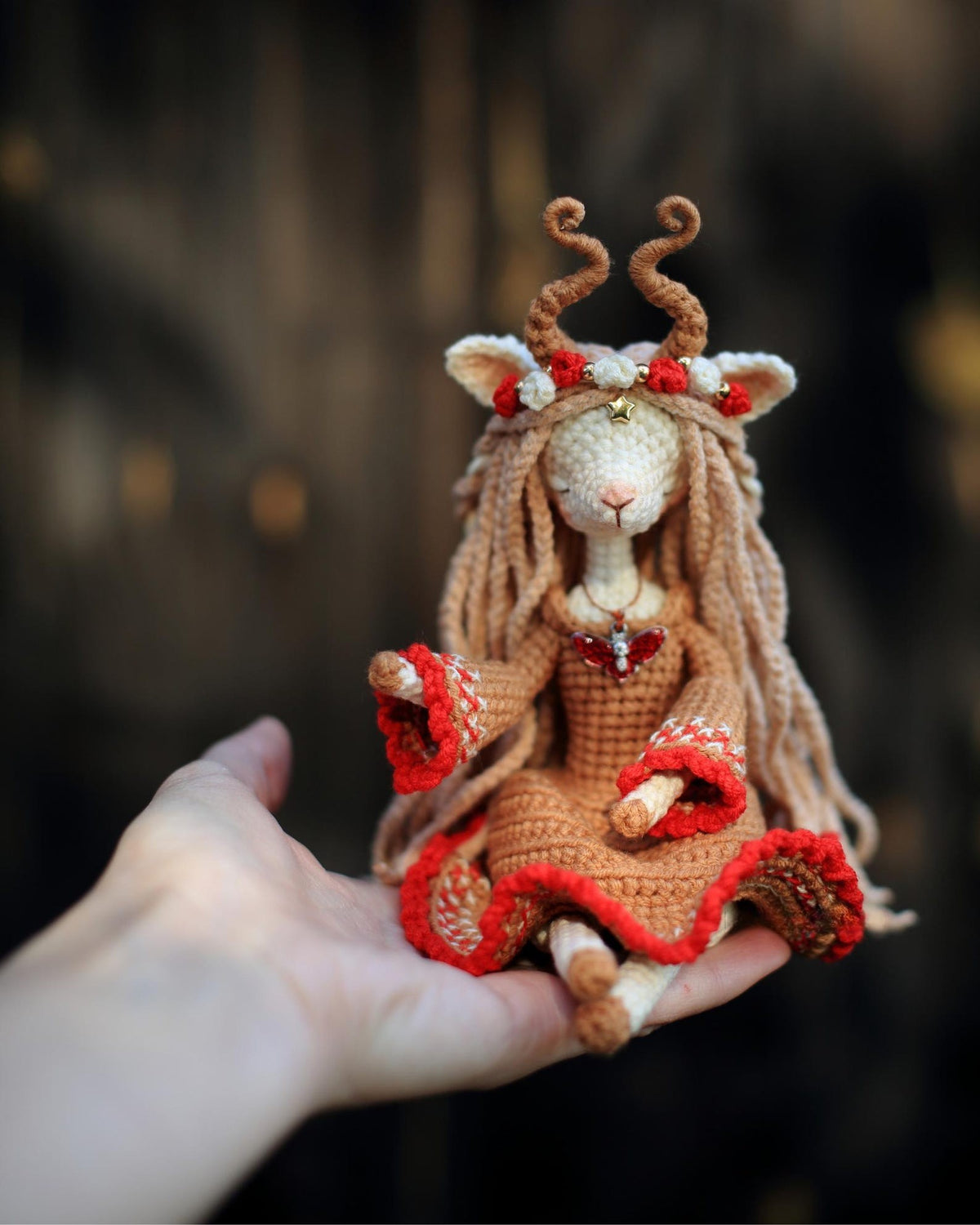 Spooky Magic Goat Crochet Pattern