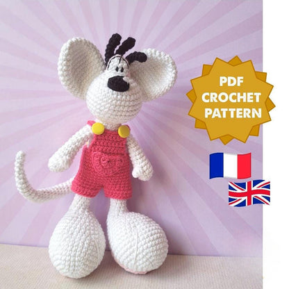 Lovely Mouse Amigurumi Crochet Pattern