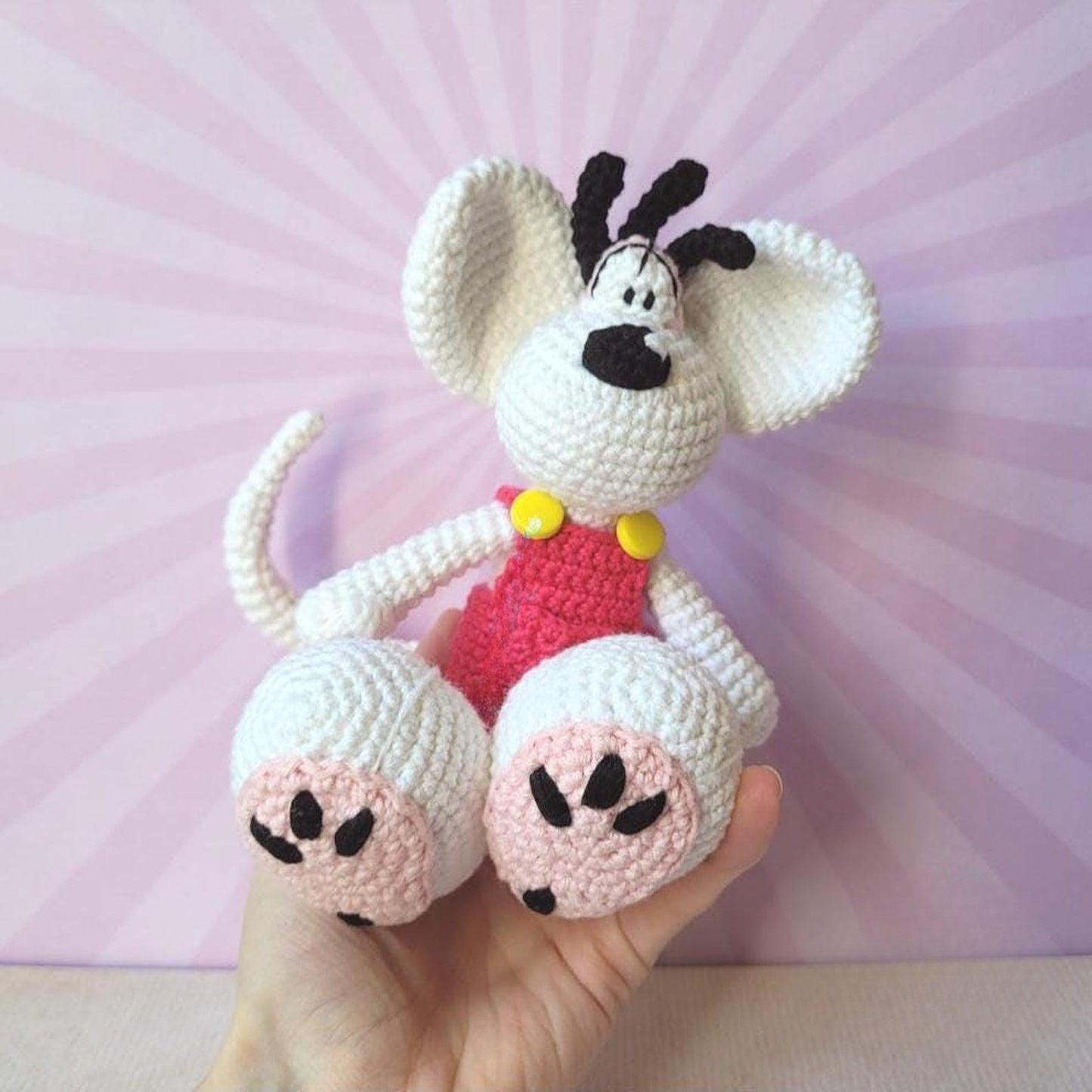Lovely Mouse Amigurumi Crochet Pattern