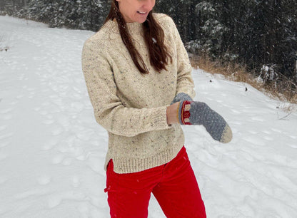 CozyFit Raglan Sweater - Knit Pattern