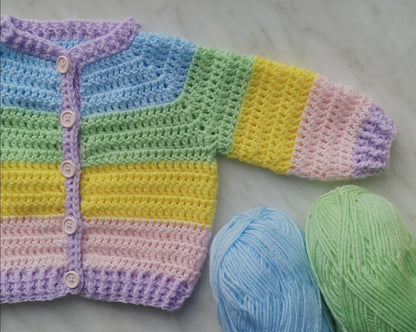 Cozy Kids Cardigan Crochet Pattern