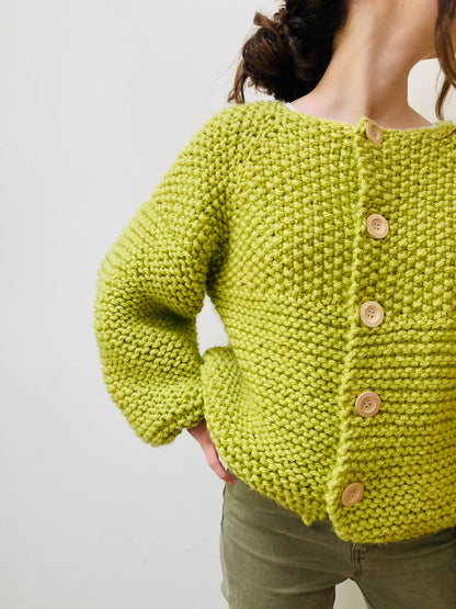 Chunky Knit Cardigan Pattern