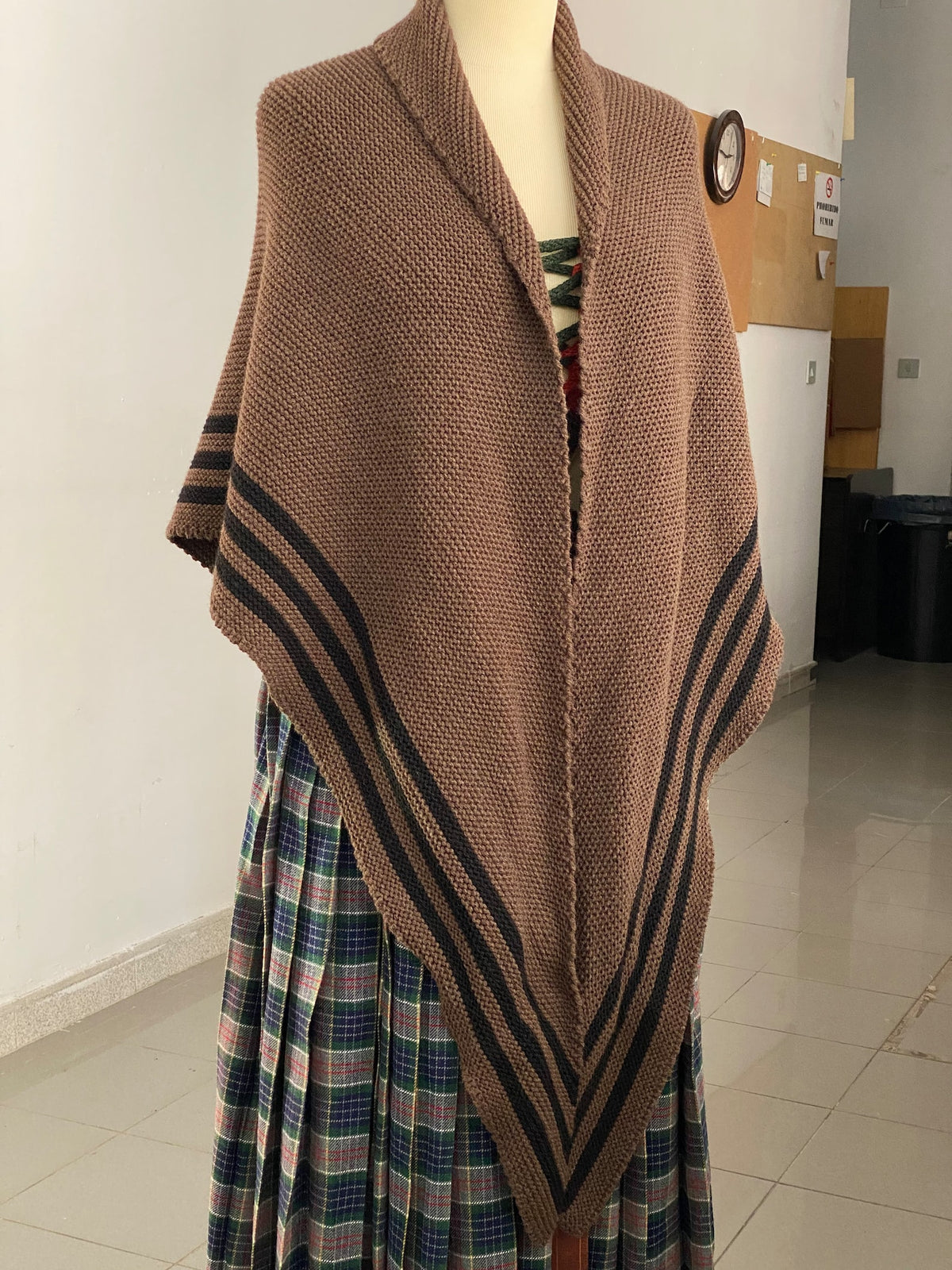 Rustic Highland Shawl Knitting Pattern