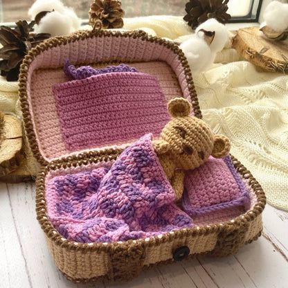 Cozy Bear Sleep Bag Crochet Pattern