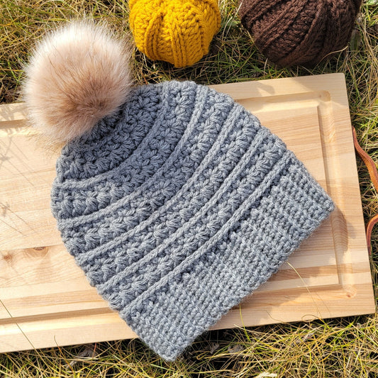 Cozy Ridge Beanie Crochet Pattern