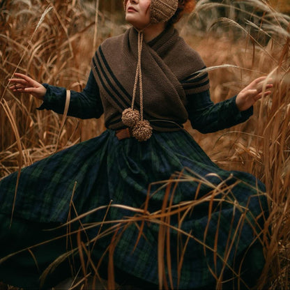 Rustic Highland Shawl Knitting Pattern